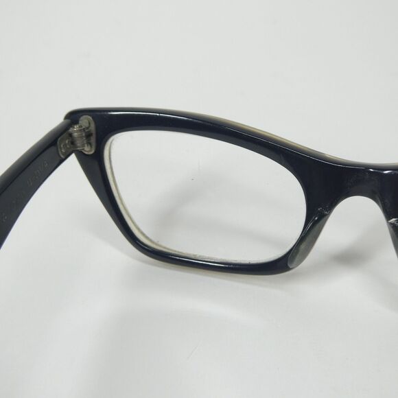 Bausch & Lomb 4-5 1/4 Vintage Cat Eye Glasses Frames Cateye MCM 1960s - Picture 8 of 13